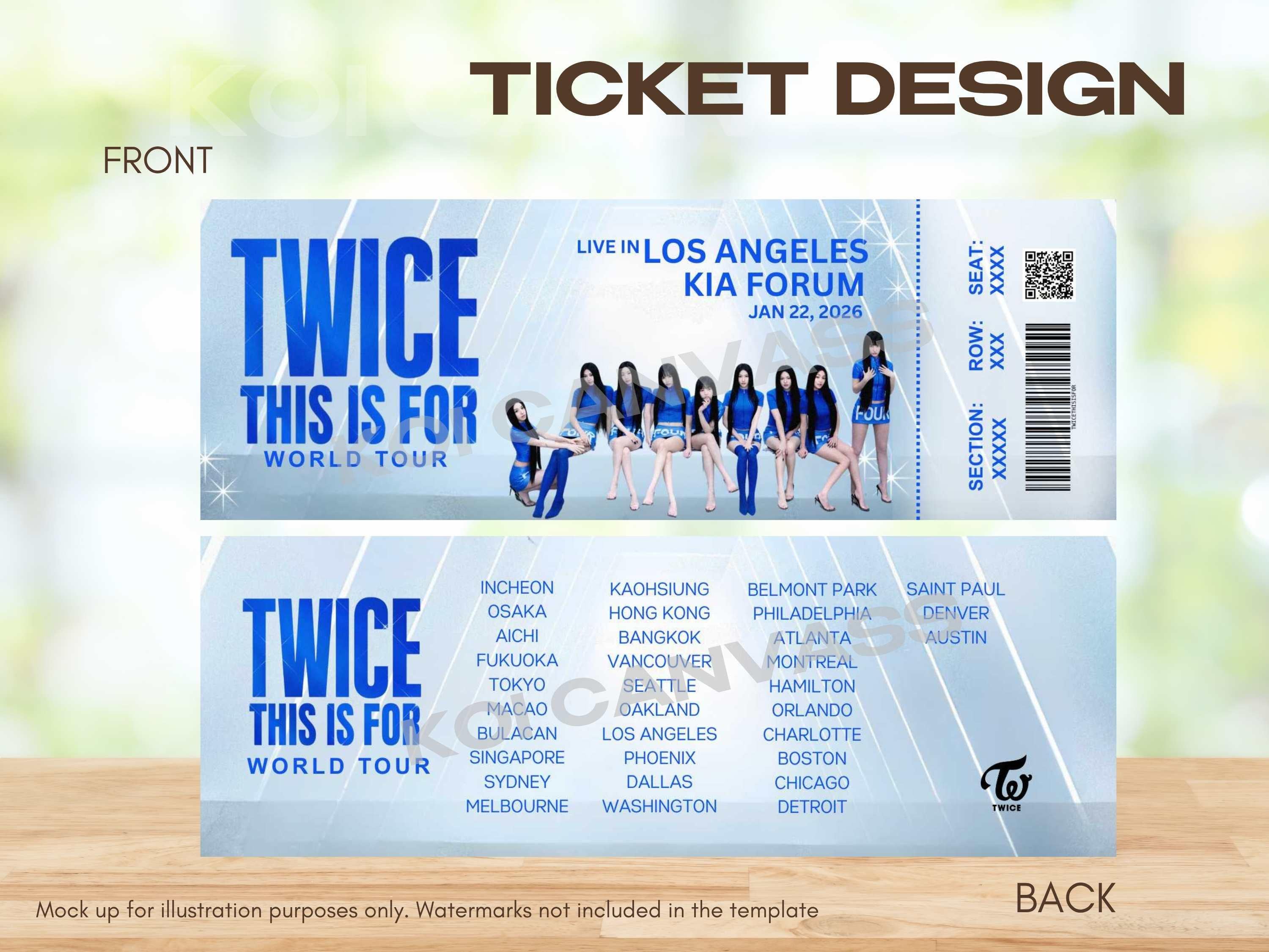 チケット twice THIS IS FOR TWICE ＜THIS IS FOR＞ WORLD TOUR IN JAPAN LIVE VIEWING｜映画の