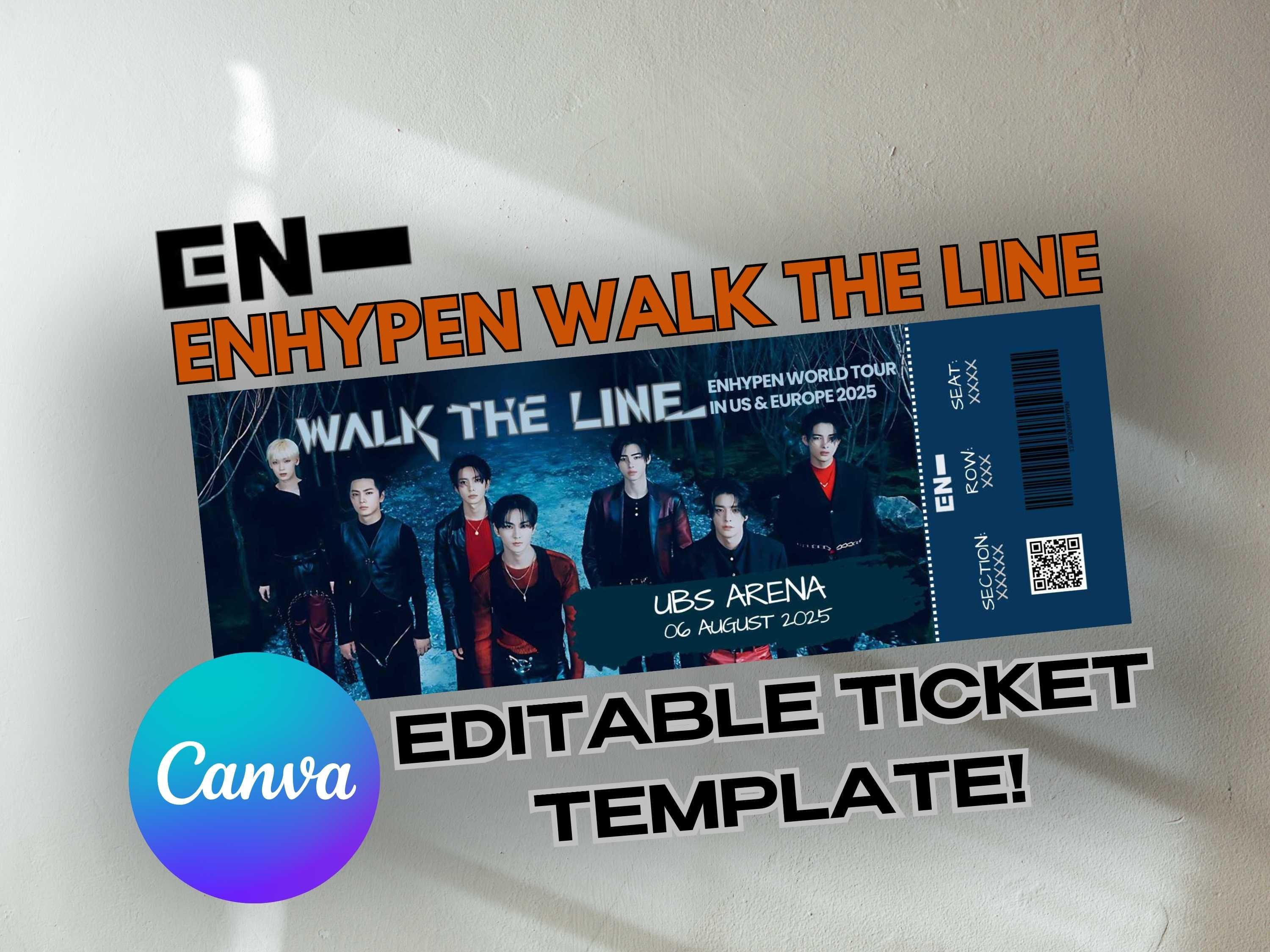 Enhypen Concert Ticket - Etsy