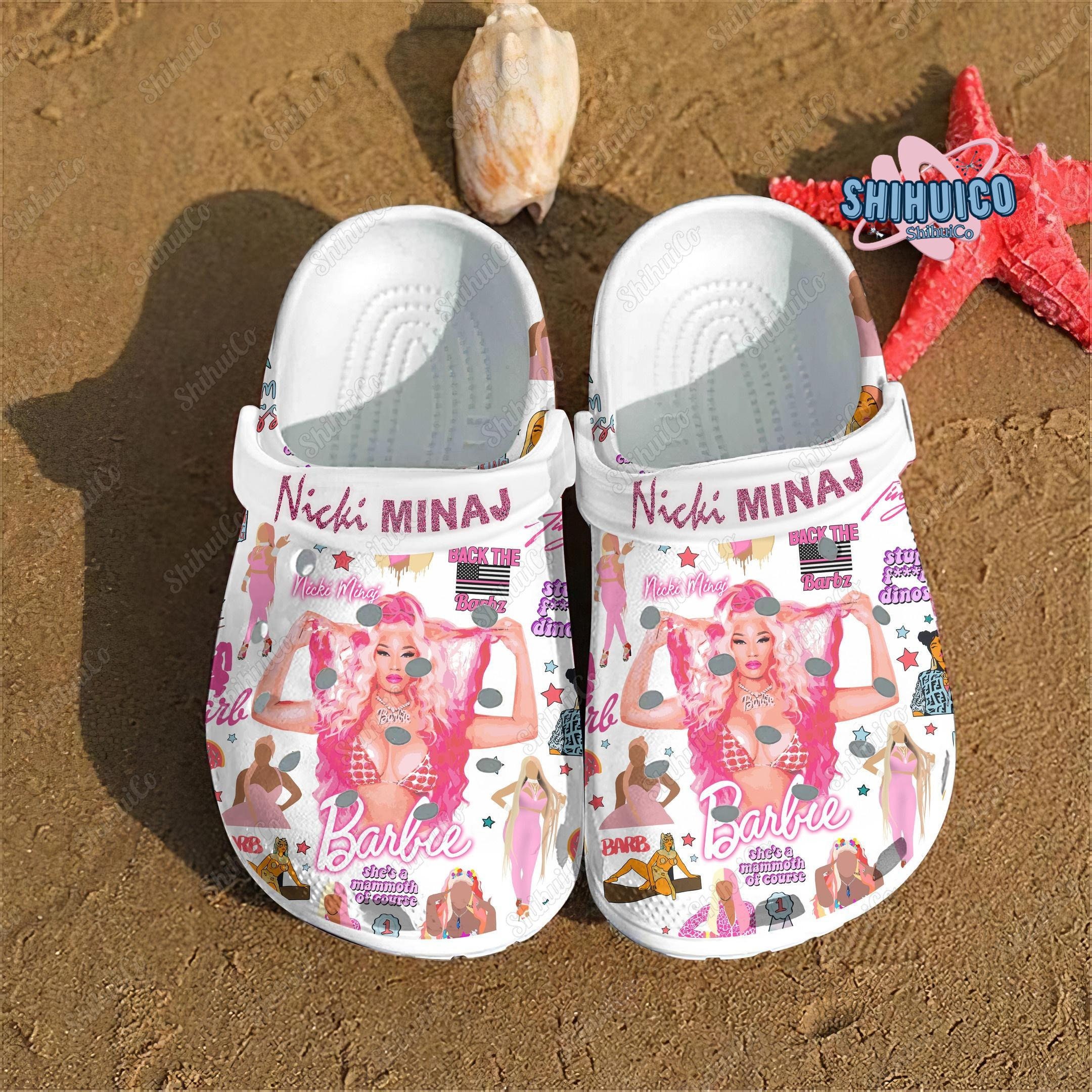 Nicki Minaj Shoes, Nicki Minaj Vintage Sandals, Pink Friday 2 Summer Clogs