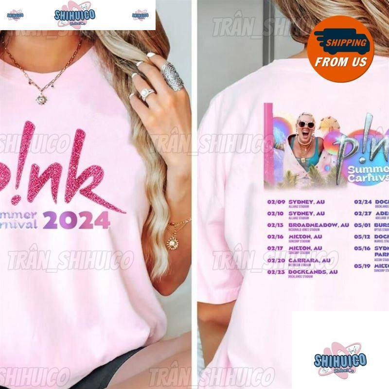 Pink Summer Carnival 2024 Shirt, Summer Carnival Tshirt, Music Tour 2024 Shirt
