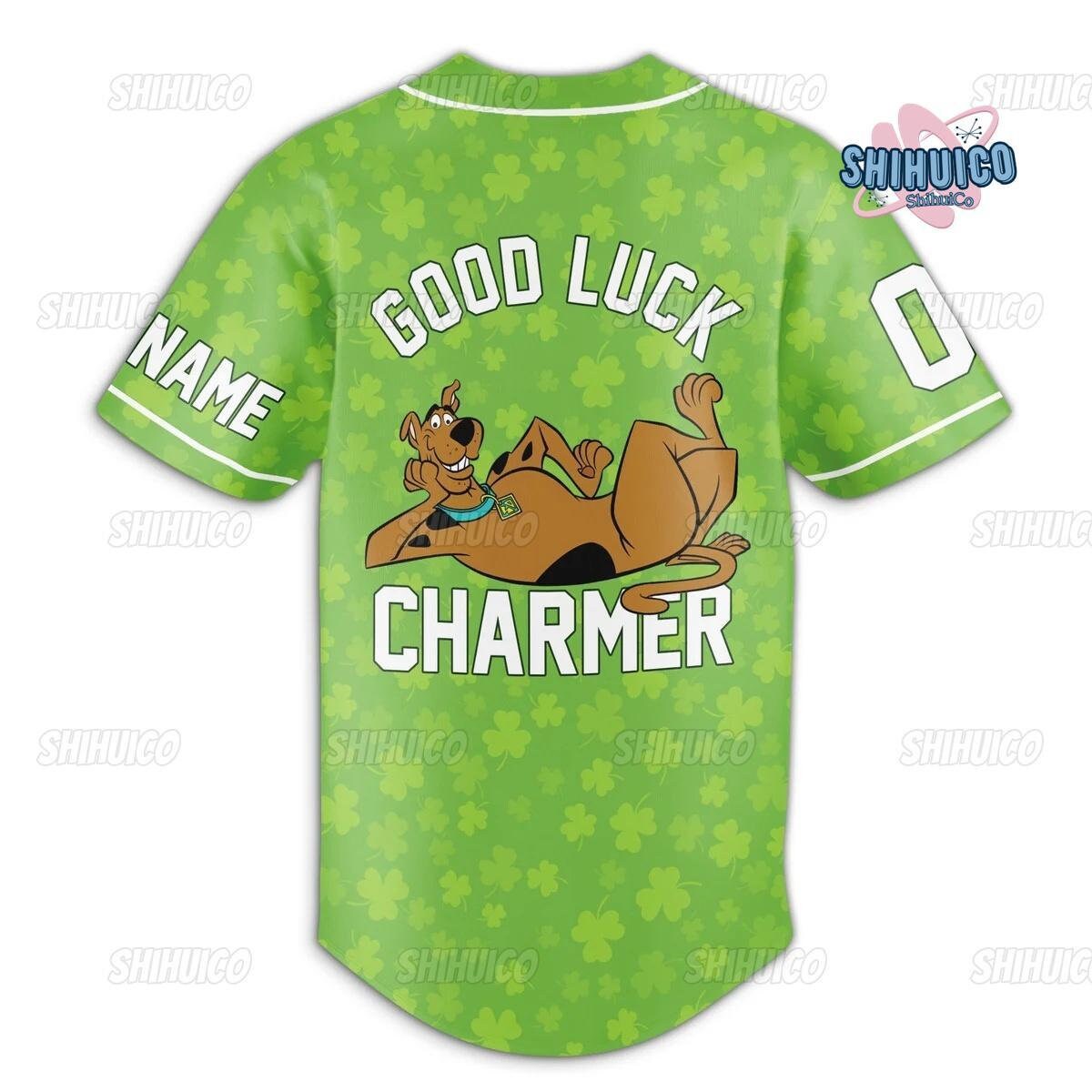 Personalized Scooby Doo Jersey, Scooby Doo Baseball Jersey