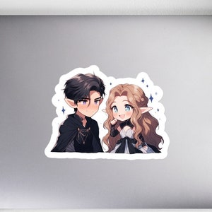Fated Mates Sticker | High Fae | Faeries | ACOTAR | Feyre & Rhys | A Court of Thorns And Roses | ACOWAR | Rhysand ACOSF Stickers | Merch