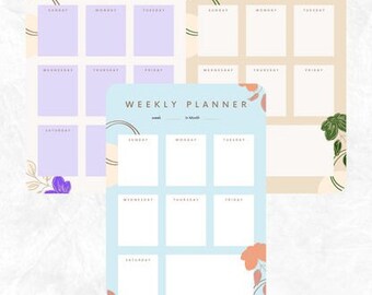 DIY Digital Weekly Planner Plr RESELL OPPORTUNITIES!!!