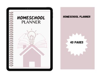 Homeschool digital planner,Homeschool planner canva,Homeschool resources,Digital planner,ipad planner,lesson planner
