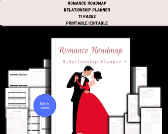 Relationship Planner,Relationship journal,Couple planner,journal,Relationship goal,Couple communication,Romance road map,couple activities