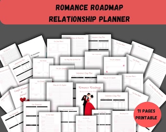 Relationship Planner,Relationship journal,Couple planner,journal,Relationship goal,Couple communication,Romance road map,couple activities
