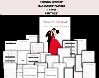 Relationship Planner,Relationship journal,Couple planner,journal,Relationship goal,Couple communication,Romance road map,couple activities