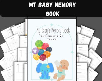 Printable Baby Memory Book: First Five Years (PDF)