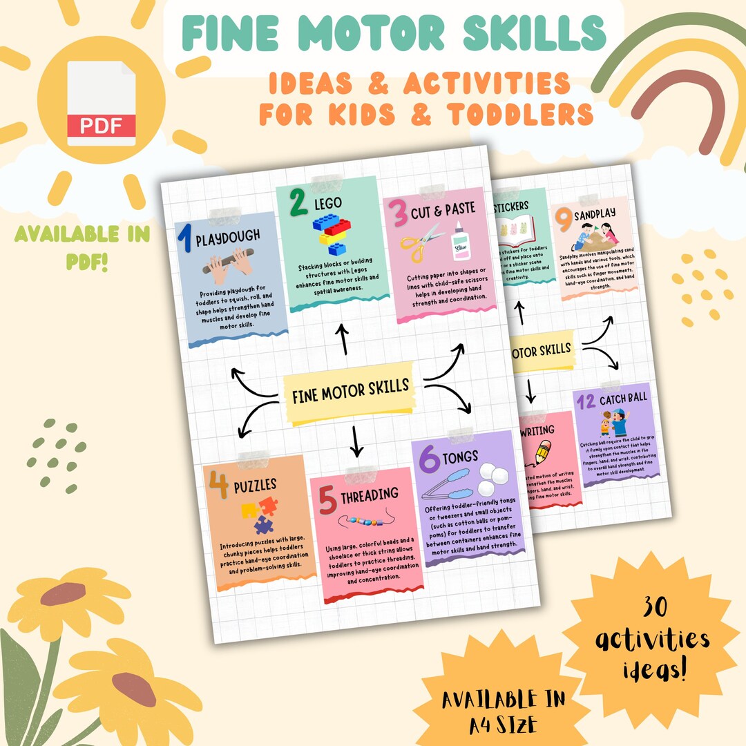 Fine Motor Skills Activities Ideas for Kids, Toddler and Children ...