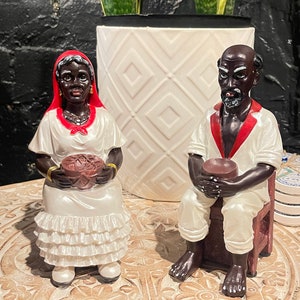 Statues de Francisco et Francisca (paire)