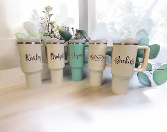 40 Oz Insulated Stainless Steel Tumbler with Straw