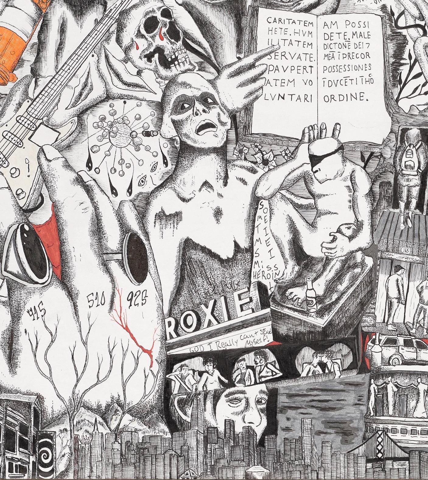 Surreal Black & White Pen and Ink Drawing – San Francisco Mission ...