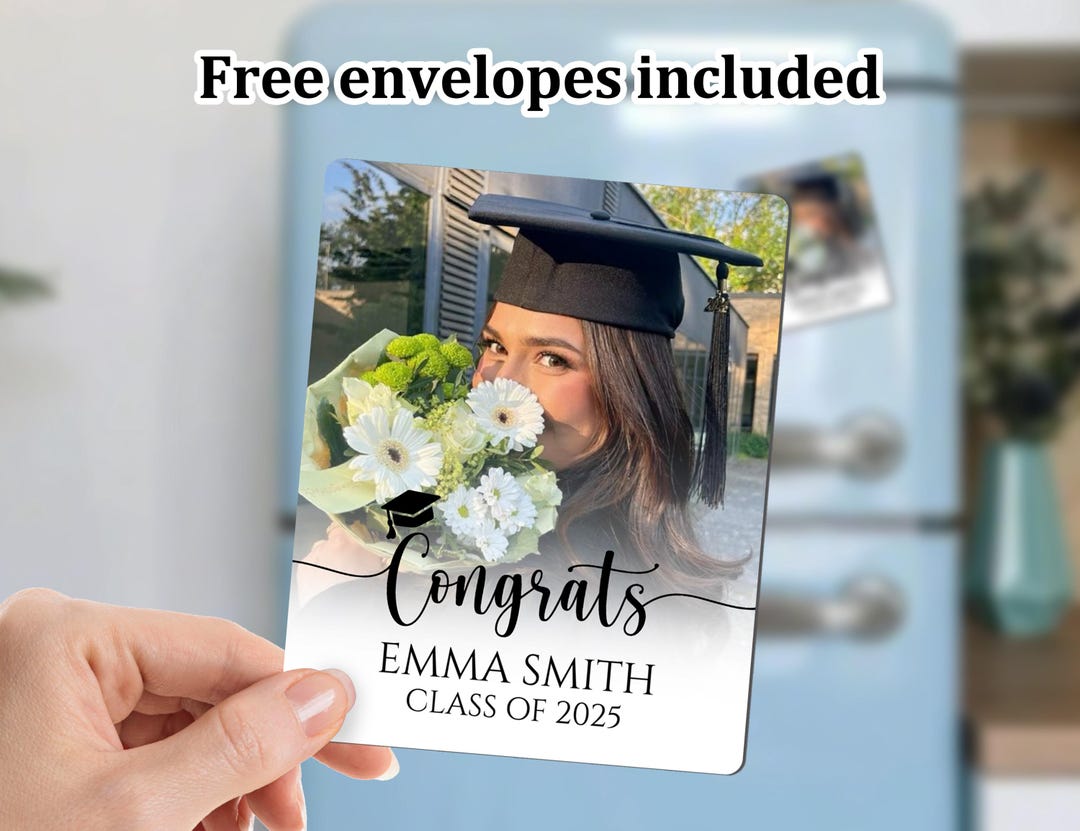 Graduation Photo Magnet Favors/personalized Magnets for Graduation ...