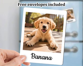Bulk Personalized Pet Portrait Photo Magnets, Custom Dog Memorial Magnets, Dog Cat Lover Gifts, Custom Pet Magnets, Remembrance, Pet Loss