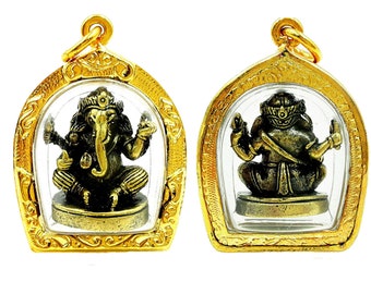 Elephant Headed Lord Ganesh Ganesha Ganapati Vinayaka Lord Ganesh Ganesha God of Success Thai Hindu Pendant Hindu Amulet