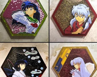 Resin Coaster | Anime Coaster | Shaker Coaster