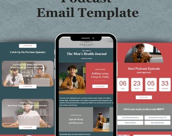 Flodesk Template, Podcast Email Template, Email Newsletter for Life ...