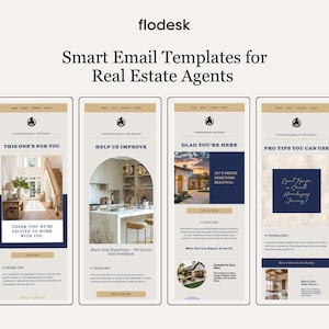 Real Estate Branding Flodesk Template | Realtor Newsletter Template | Marketing Templates for Luxury Real Estate Agents