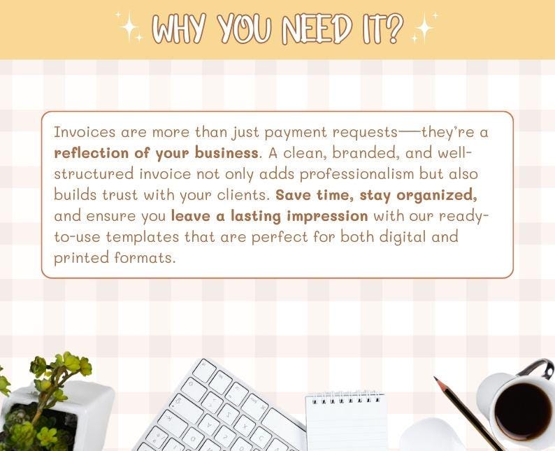Simple Invoice Templates for Microsoft Word, Google Docs, and Canva ...