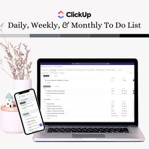 ClickUp To do list to Set Priority | Customisable Task Manager & Productive Planning | Editable ClickUp Template for desktop, mobile, tablet