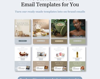 Customize Email Template Service, Branded Email Template Setup, Editable Canva Email Template, Email Marketing Design