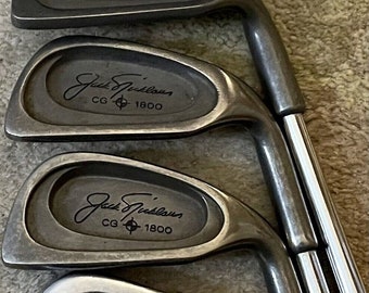 MacGregor Jack Nicklaus CG 1800 Iron Set 3, 5, 6, 8 Steel Shafts RH Golf Clubs