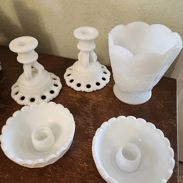 Vintage Milk Glass Variety