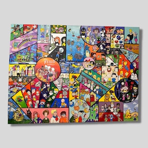 Tom n Jerry Painting, Spongebob Square Pants, Art Canvas Painting, Collectors Item, Cartoon Net, Rugrats, Cartoon Characters, Ed Edd n Eddy