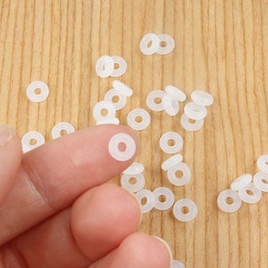 Lot of 20 Rubber Stoppers for Charm Bracelets, Beads, Charms, for Charm Bracelets, Charm Stoppers,