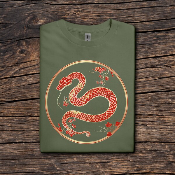 Short Sleeve Boyfriend Shirt Year of The Snake