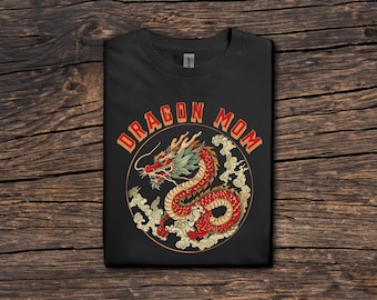Chinese new year shirt, Year of the Dragon, Dragon Mom shirt, 2024, Lunar new year, Dragon gift, Celebration shirt, Dragon 2024