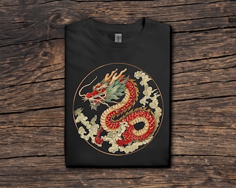 Chinese new year shirt, Year of the Dragon, Dragon shirt, 2024, Lunar new year, Dragon gift, Celebration shirt, Dragon 2024