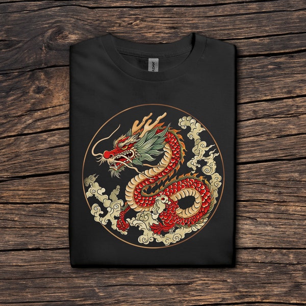 Chinese new year shirt, Year of the Dragon, Dragon shirt, 2024, Lunar new year, Dragon gift, Celebration shirt, Dragon 2024