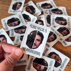 Pedro Pascal sticker - The Mandalorian - Din Djarin
