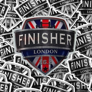 London Marathon Finisher Badge Aufkleber