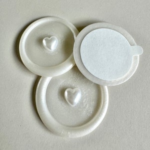 Herz Wachssiegel Aufkleber Herz 3D Wachssiegel Hochzeitseinladung 3D Herz Wachssiegel Hochzeitseinladung Weiße Herz Perle Wachssiegel Luxus Hochzeit einladen