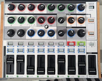 Reason Mix Channel - Akai Midimix Controller Overlay. Midi Mapping file included.