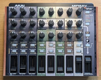 Thor Synth - Akai Midimix Controller Overlay for Reason. Midi Mapping file included.