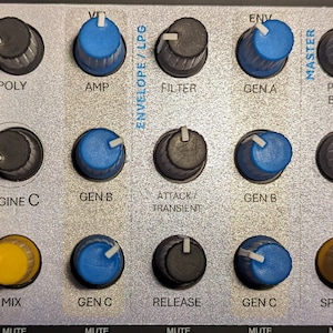 Macro Multi-Mode Synthesizer (Presteign Audio/Pongasoft) - Akai MidiMix Controller Overlay for Reason. Midi Mapping included.