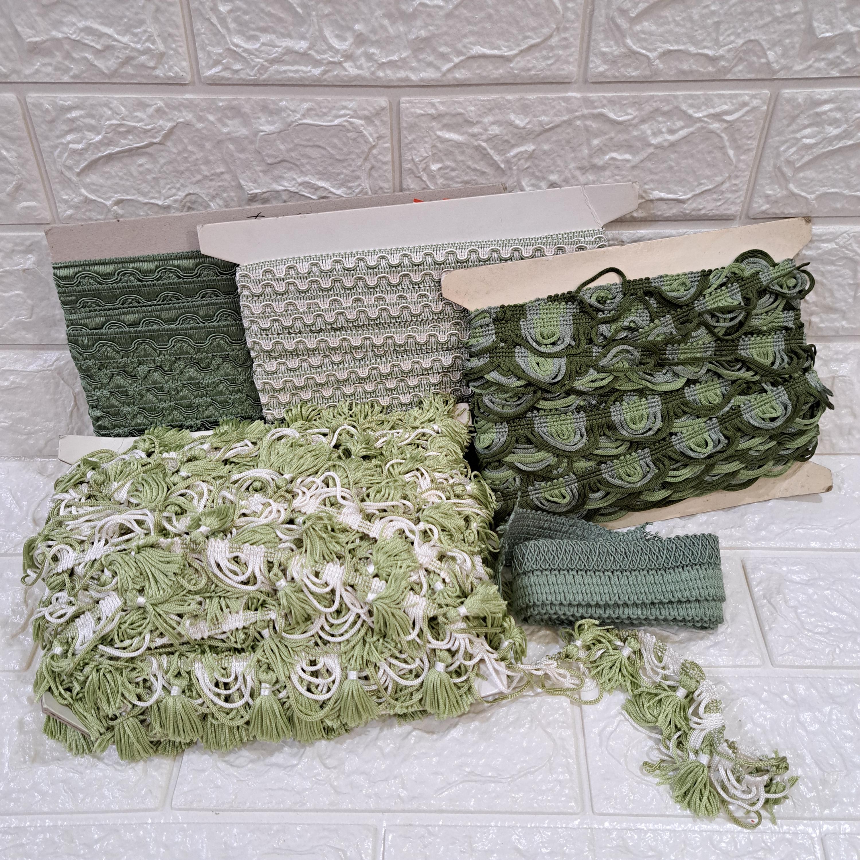 Frange Per Tende Finure Con Frange Di Lingotti (5,5 Cm X 11 M) Finure In Tessuto Cuco Decorazione Fai Da Te Per Vesti Per Tende E Divani - Foto 10