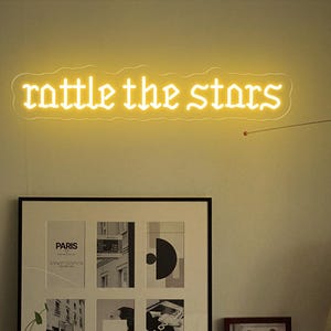 Rattle the stars sign| Reading Room Sign| Old English Font| Bookshelf Decor| Bookish Gift|throne of glass Inspired| Gift for Book Lovers