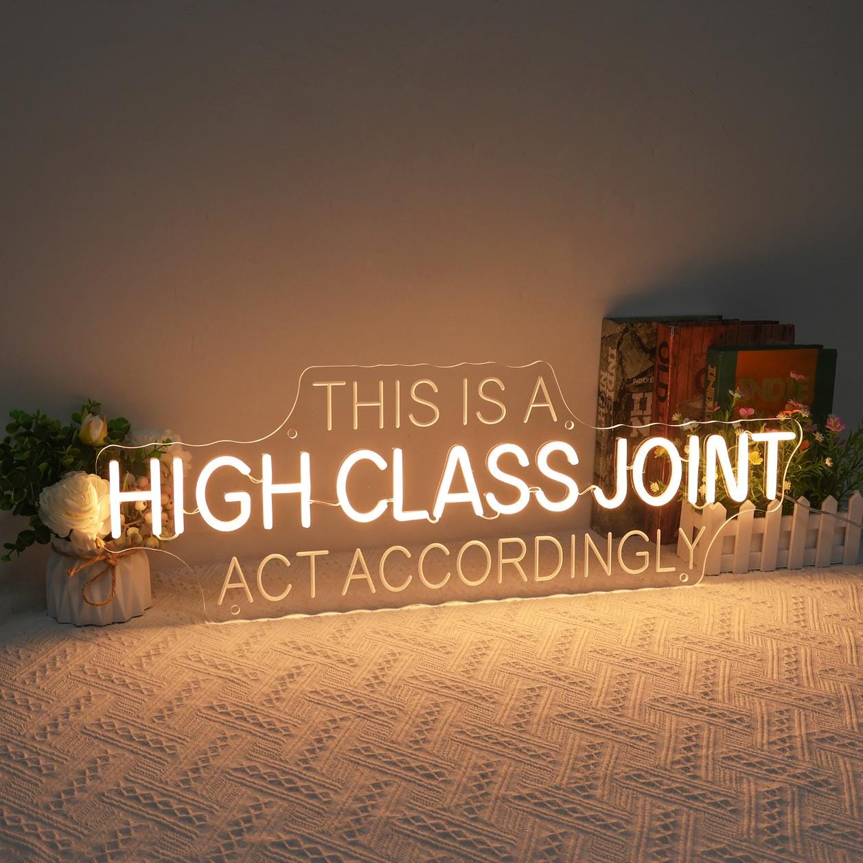 This is A High Classy Joint Neon Sign| Bedroom Neon Sign|cowboy Room ...