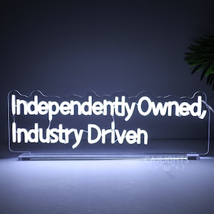 Free Standing Neon Sign, Office Decor, Business Logo Table LED Sign, Custom Logo Sign, Business Decor, Table Display Decor,Table Neon Sign