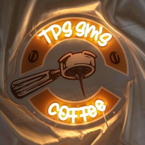 Benutzerdefinierte Name Kaffee Zeichen | Personalisiertes Schild für die Küche von Coffee Bar| Benutzerdefinierte Kaffee Dekor | Kaffee Liebhaber Geschenk |Custom Cafe Schild| Neues Zuhause Geschenk