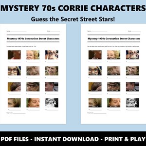 Cuestionario sobre los personajes de Coronation Street de los años 70: Juego de preguntas y respuestas misteriosas (Descarga en PDF) imagen 2