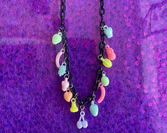 Collier fruits tropicaux