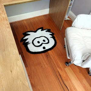 Handmade Puffle Rug – Club Penguin Inspired Home Decor