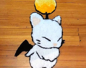 Final Fantasy Moogle Hand Tufted Rug