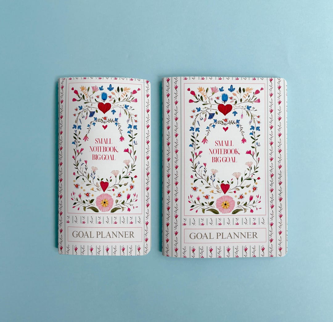 Goal Planner Travelers Notebook Inserts | A5, TN Regular | Folk Art ...