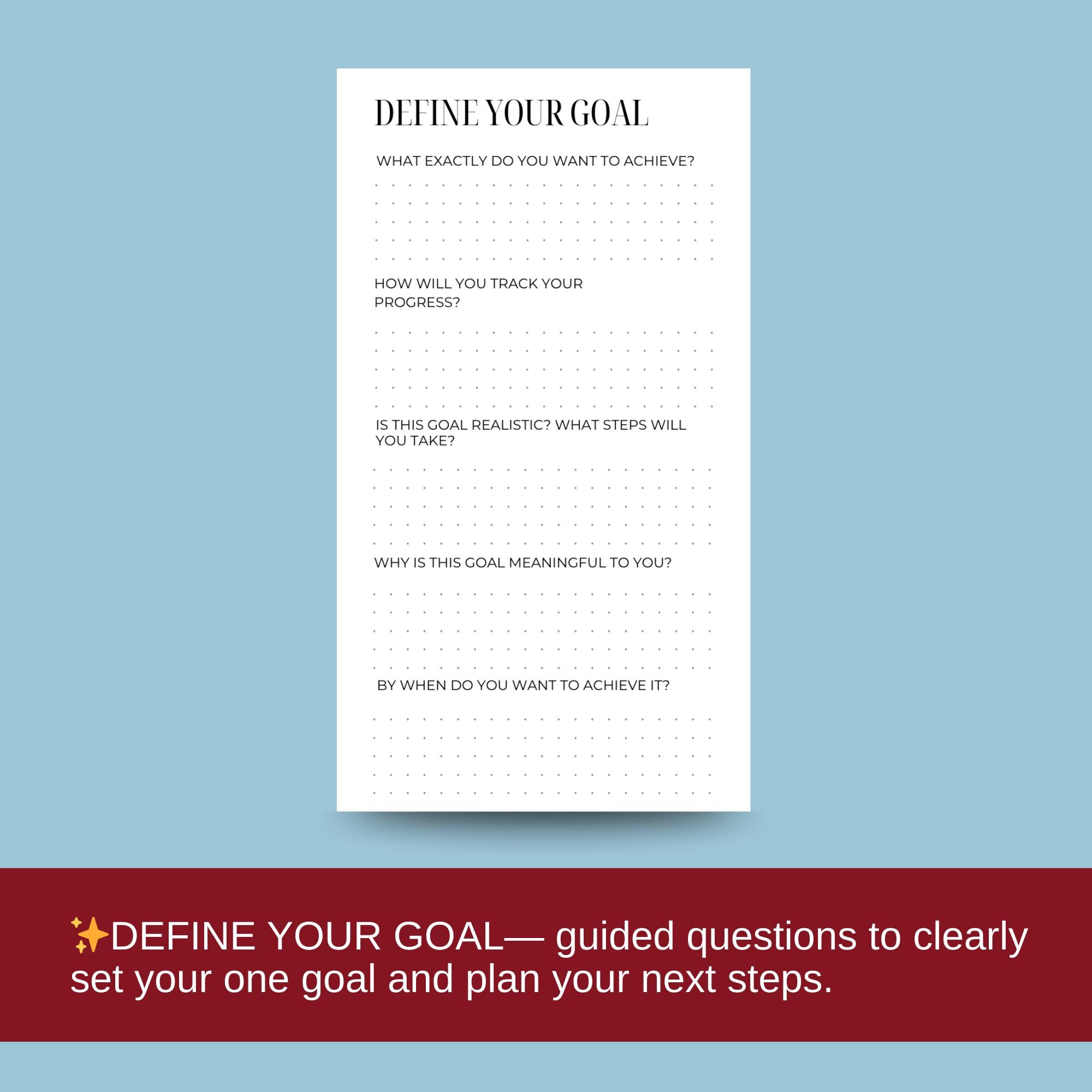 Goal Planner Travelers Notebook Inserts | A5, TN Regular | Folk Art ...